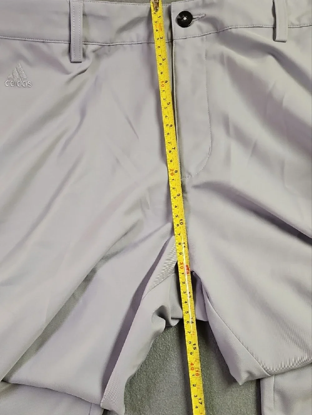 adidas Men’s Light Gray Straight Golf Pants